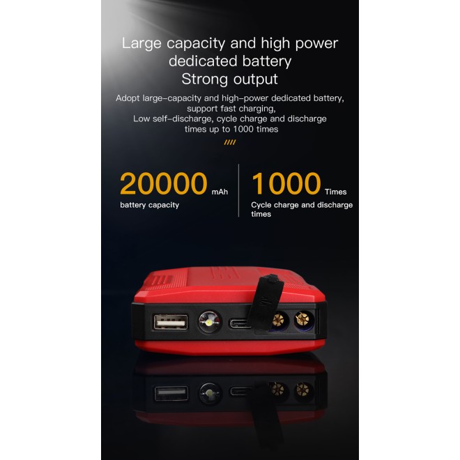 Kaufe Auto Starthilfe Power Auto Batterie Booster Ladegerät 12V